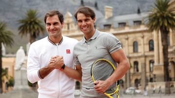 Rafa Nadal y Roger Federer.