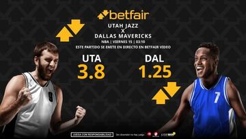 Utah Jazz vs. Dallas Mavericks: horario, dónde ver, pronósticos, estadísticas y clasificación