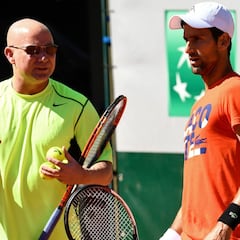 Agassi y las razones por las que dejó de entrenar a Djokovic
