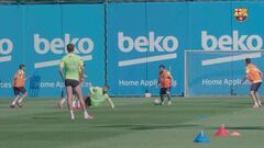 La precisión de Messi que hizo sufrir a Vidal en el 'tontito'