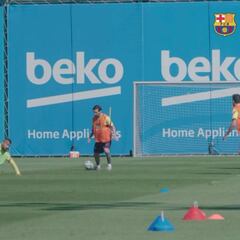 La precisión de Messi que hizo sufrir a Vidal en el 'tontito'