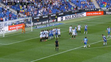 Granero se transformó en Messi: una falta al alcance de muy pocos