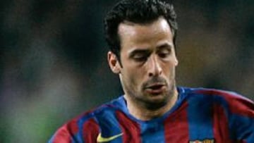 <b>NO CUENTA PARA DOMENECH.</b> El extremo francés del Barcelona no irá con los 'bleus' al Mundial de Alemania.