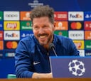 Simeone: “Estoy orgulloso de cumplir 100 partidos con el Atleti en Champions”