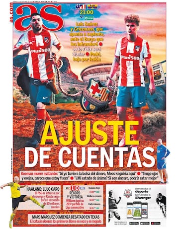 Las portadas de AS de octubre