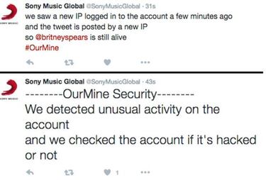El Twitter de Sony anuncia la muerte de Britney Spears