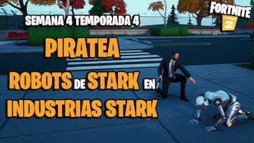 Desafío de Fortnite: ¿dónde están los robots de Stark en Industrias Stark en la Temporada 4?