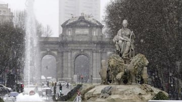 ¿Cuándo fue la última vez que nevó en Madrid y cuántas veces ha nevado en la capital?