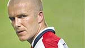 <b>VALIENTE. </b>Beckham no rehuye la responsabilidad