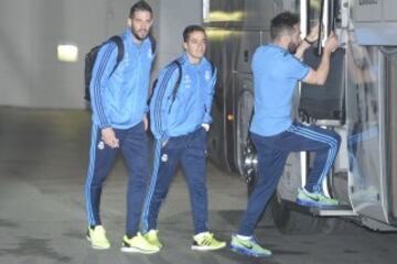 Kiko Casilla, Lucas Vázquez y Carvajal.