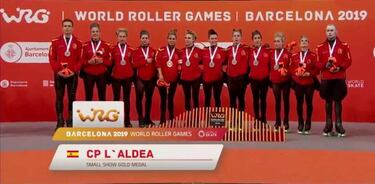 Oro y plata para España en los Grupos Pequeños de Patinaje Artístico