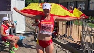 Medalla de plata para España en los 50 km marcha de la Copa de Europa.