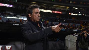 Rubén Omar Romano alza la mano para dirigir a Honduras