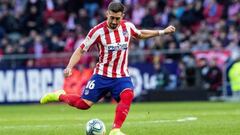 H&eacute;ctor Herrera en un partido con el Atl&eacute;tico de Madrid