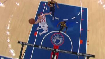 ?D¨®nde est¨¢ el techo de Porzingis? Partidazo descomunal