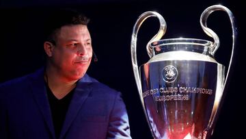 Ronaldo Nazário durante un acto.