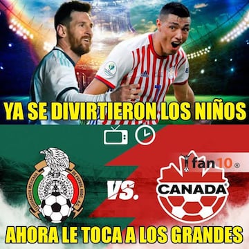 A reír un rato con los memes del México vs Canadá