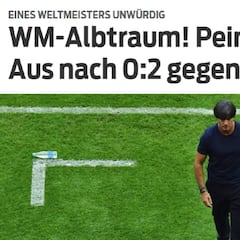 La prensa y la eliminación de Alemania: "Desgracia histórica"