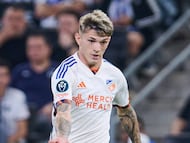 Luca Orellano durante un partido con Cincinnati.