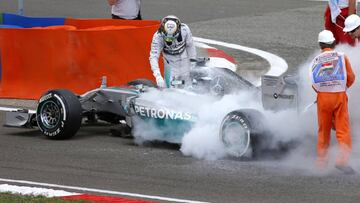 Lewis Hamilton en el Gran Premio de Hungría 2014.
