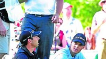Jonzon, Sergio y Kaymer.
