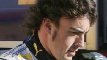 <b>SATISFECHO. </b>Alonso terminó la jornada muy contento y piensa que se va a igualar más el Mundial.