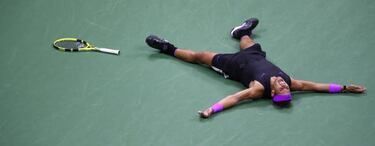 Nadal da un mordisco brutal a la historia con su 19 Grand Slam