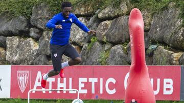 Williams en plena carrera de obstáculos.