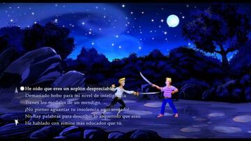 Incluso los duelos en Monkey Island se resuelven con ingenio.