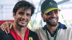 Maluma y el encuentro con Carlos Sainz Jr. en Miami 