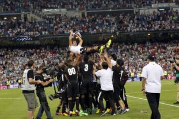 Trofeo Santiago Bernabeu. Homenaje a Raúl.