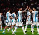 Sin Messi, Argentina brilla