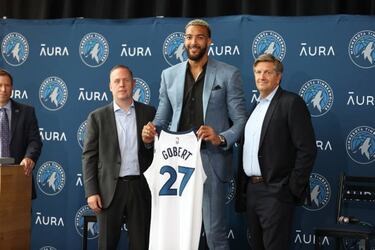 Rudy Gobert, la pieza que faltaba en Minnesota