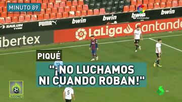 La imagen de Jugones con los gritos de Piqué de fondo.
