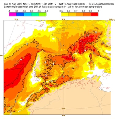La AEMET apunta “temperaturas inusuales” el fin de semana