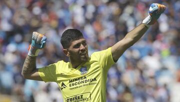 Futbol, Antofagasta vs Universidad de Chile
 Sexta fecha, campeonato Nacional 2019.
 Agustn Rossi jugador de Antofagasta en accin durante el partido contra  Universidad de Chile por el campeonato de primera divisin disputado en el estadio Bicentenario Calvo y Bascunan de Antofagasta, Chile.
 31/03/2019
 
 Cristian Rudolffi/Photosport****************
 
 Fotball Antofagasta vs Universidad de Chile
 6th date, 2019 National Championship.
 Antofagasta player  Agustn Rossi in action during football match against Universidad de Chile for first division at football match held at Bicentenary Calvo y Bascunan stadium in Antofagasta, Chile.
 31/03/2019
 
 Cristian Rudolffi/Photosport