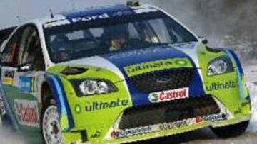 <b>A un paso</b> El piloto finlandés está a un paso de alcanzar su cuarta vistoria en el Rally de Suecia.