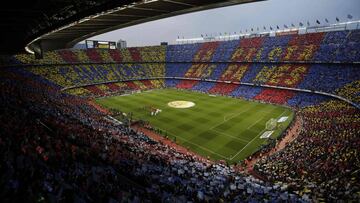 Imagen del Camp Nou en el &uacute;ltimo Cl&aacute;sico.