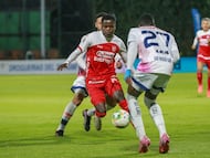 Fortaleza - Santa Fe en los cuadrangulares de la Liga BetPlay