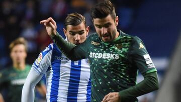 Barrag&aacute;n, en el partido de vuelta de octavos ante la Real Sociedad. 