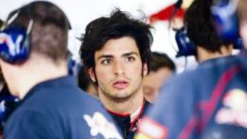 Sainz, con muchos problemas en China.