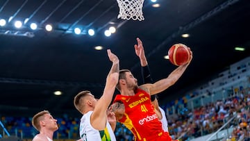 16/08/22 BALONCESTO PREPARACION EUROBASKET 2022 SELECCION ESPAÑOLA ESPAÑA - LITUANIA JUANCHO HERNANGOMEZ
FOTO:ALBERTONEVADO/FEB 