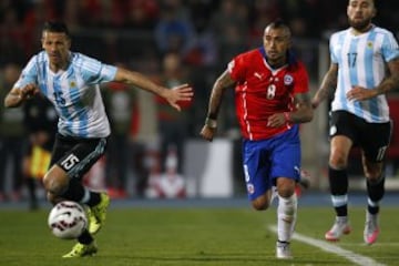 Arturo Vidal: el volante del Bayern Munich completa el mediocampo. 