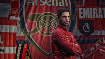 Mikel Arteta, entrenador del Arsenal.
