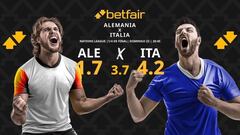 Alemania vs. Italia: horario, dónde ver, pronósticos y cuadro
