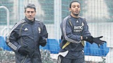 <b>REGRESO. </b>Marcelo volvió a ejercitarse tras un mes sin hacerlo.