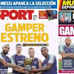 El Gamper copa las portadas de Barcelona este miércoles