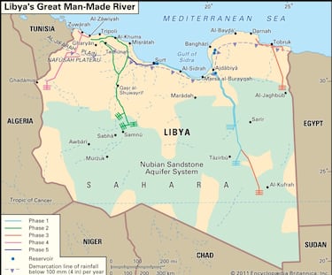 Así funcionan los “ojos de agua” en mitad del desierto del Sáhara
