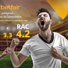 RCD Espanyol vs. Racing de Santander: horario, TV, estadísticas, clasificación y pronósticos