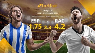 RCD Espanyol vs. Racing de Santander: horario, TV, estadísticas, clasificación y pronósticos